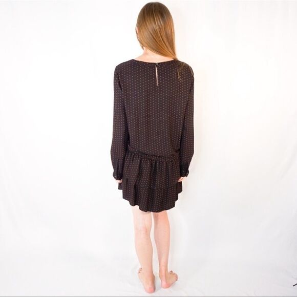 Scotch & Soda black star print ruffled mini dress - Picture 7 of 15